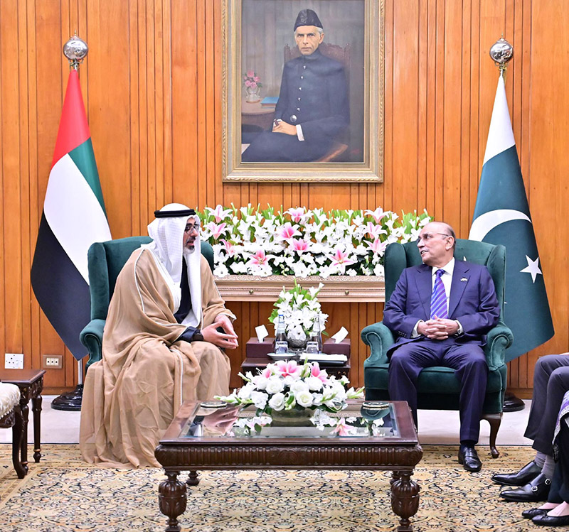 Pakistan abd Abu Dhabi Head of state meeting