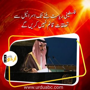 Saudi Arabia for Palestine state