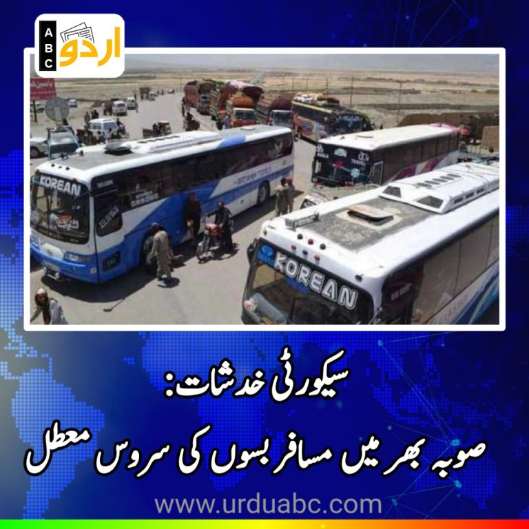 Public transportation suspended