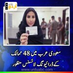 Saudi Arabia approved driving license