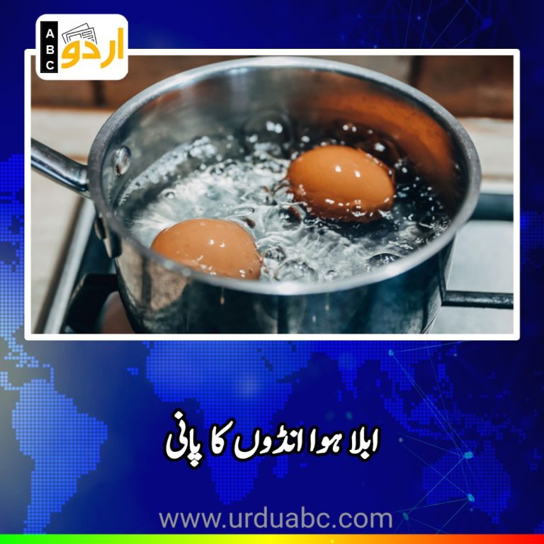 Boiling water of eggs