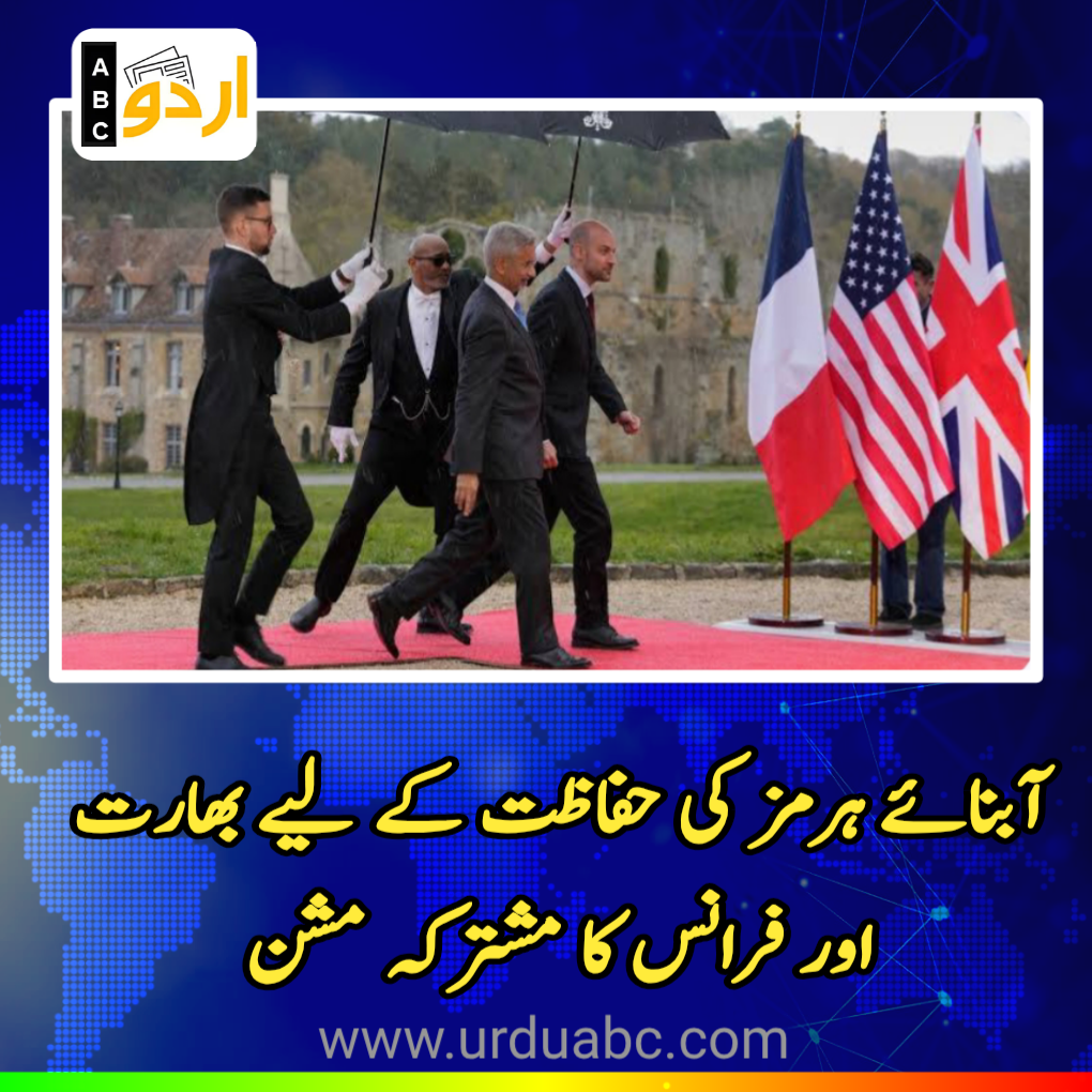 France-India joint mission for strait of Hormuz