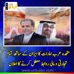 UAE discounting trade with Iran