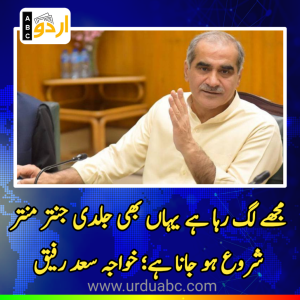 “پاکستان کو بھی جنتر منتر جیسے مظاہروں کا سامنا ہو سکتا ہے”؛ خواجہ سعد رفیق کا حکومت کو بڑا انتباہ
