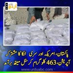Pakistan, US, Sri Lanka conduct joint operation to seize 463 kg crystal meth