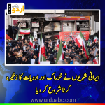 Iranian are stocking up food and medicines