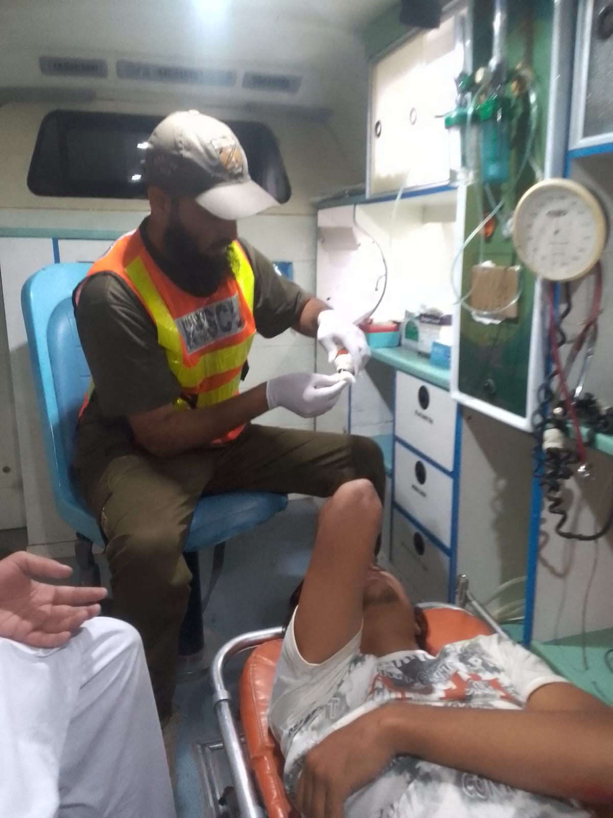 Young injured due bike accident