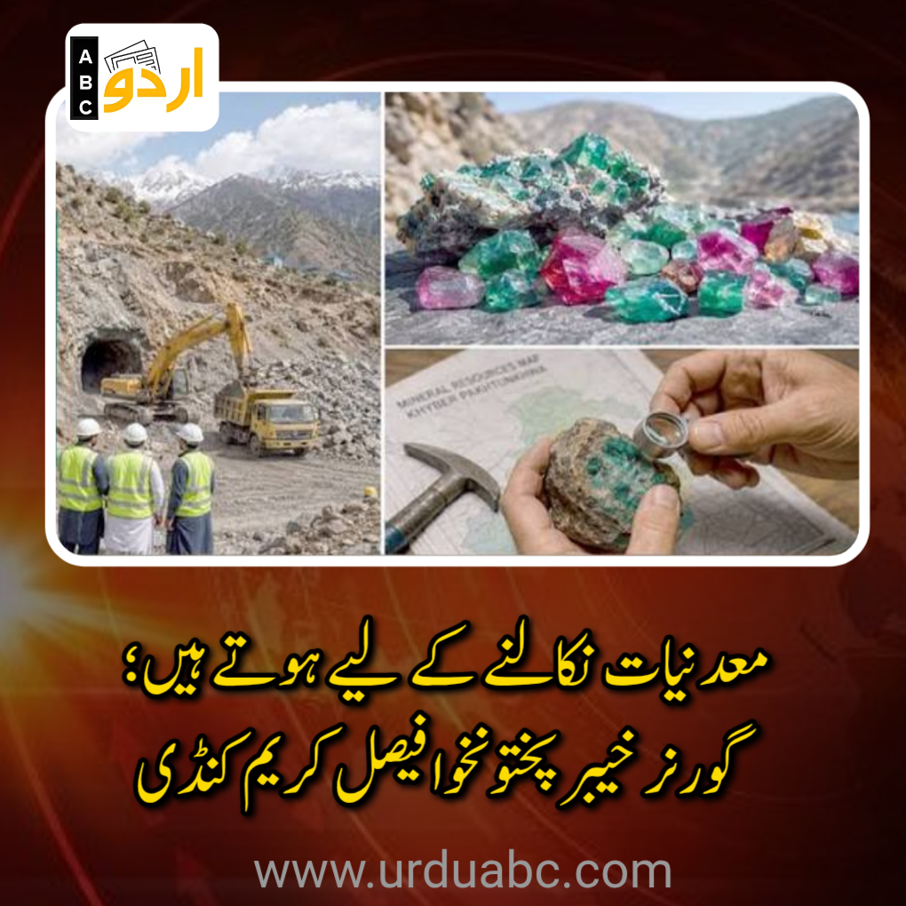 Governor statement on mines and minerals