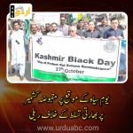 Black day for Kashmir rally
